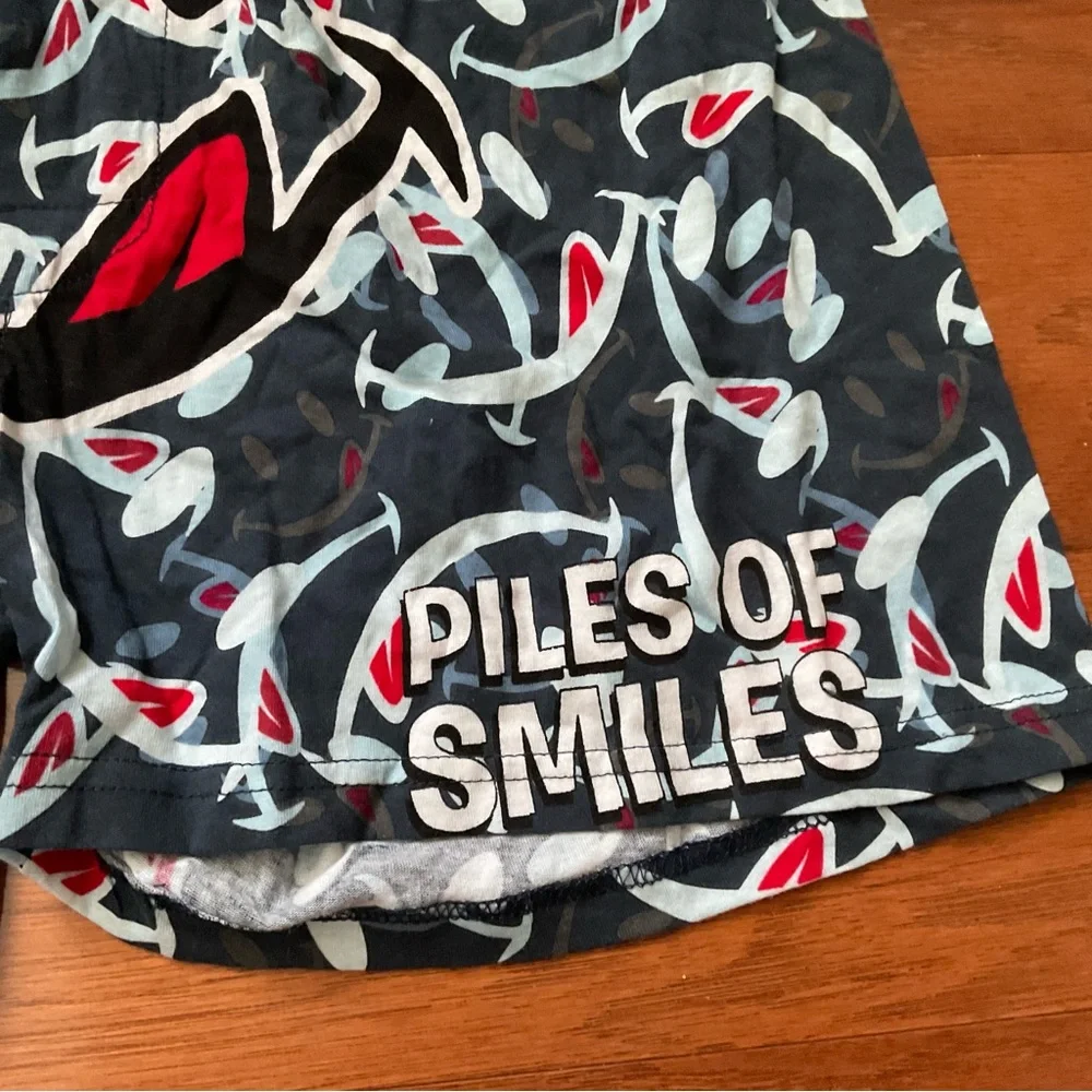 NWT Vintage Joe Boxer Piles Of Smiles Graphic Cotton Boxers Size Small